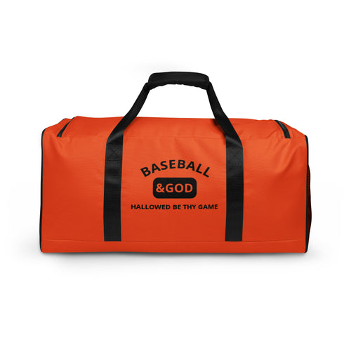 Baseball &God Onyx Duffle Bag